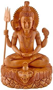 Wooden Shiva Statue