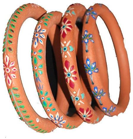 Polished Terracotta Bangles, Feature : Rust Proof, Scratch Resistant