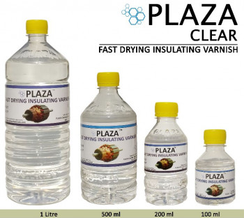 PLAZA&amp;trade; Insulating Varnish | Clear Water White | PLAZA-IV-WW| Super Fast Air Drying