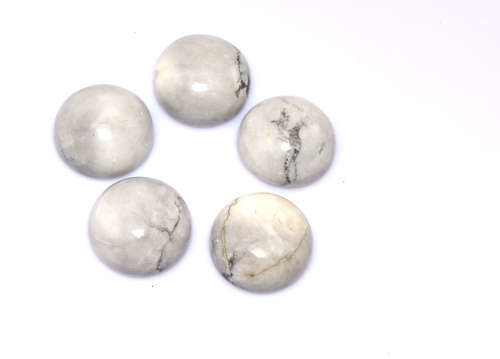 Gemstone Howlite Stone, Color : White