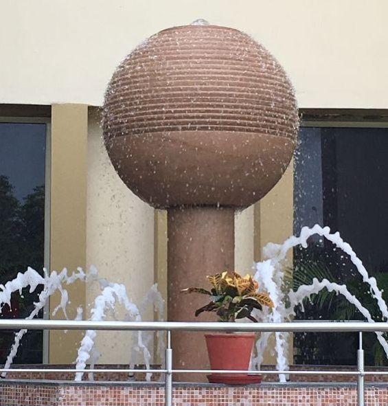 Stone Ball Fountain