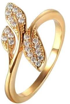 Polished Ladies Brass Finger Ring, Packaging Type : Box