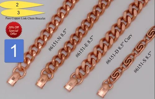 Details 83+ pure copper chain bracelet super hot - in.duhocakina
