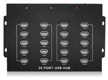 Industrial USB Hub, Color : Black