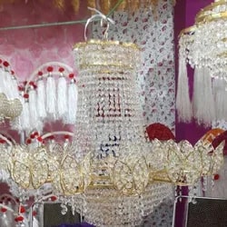 Polished Wedding Crystal Hanging Jhumar