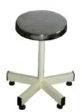 Polished Stainless Steel Round Stool, for Hospital, Pattern : Plain