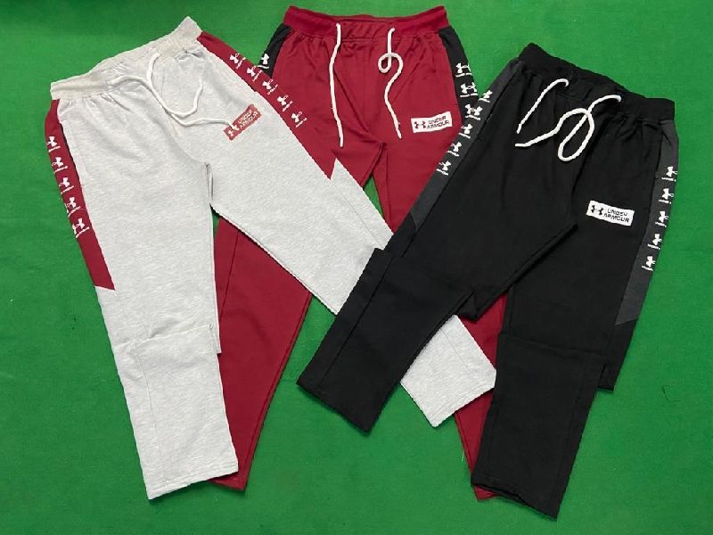 Cotton Mens Track Pants, Gender Male, Pattern Plain, Printed at