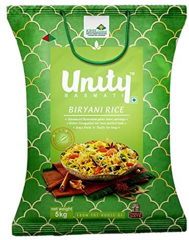 5 Kg Unity Basmati Biryani Rice, for Human Consumption, Certification : FSSAI Certified