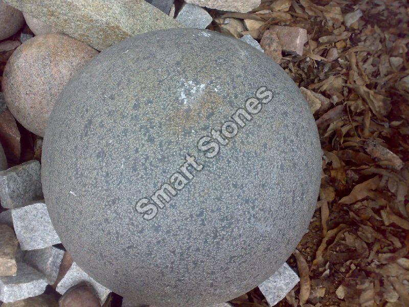 Brown Granite Ball Stone