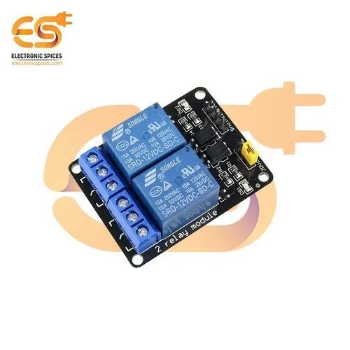 12V 2 Channel Relay Module With Light Coupling