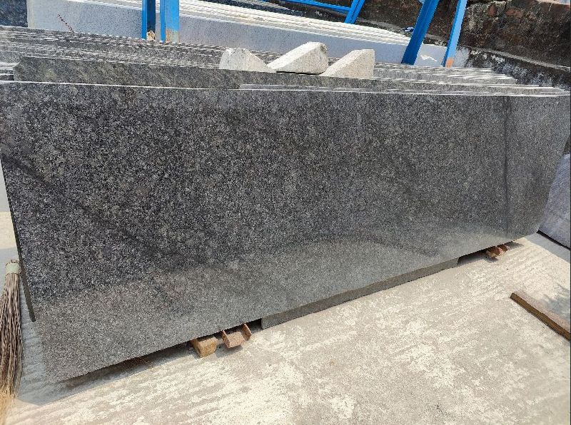 Dark Steel Grey Granite Slab, Specialities : Non Slip, Fine Finishing, Easy To Clean