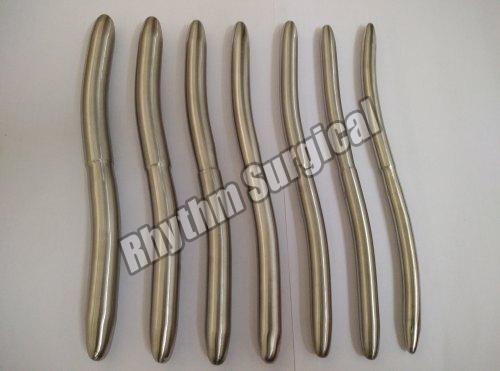 Grey Brass Polished Hegard Uterine Dilator Set, for Hospital Use