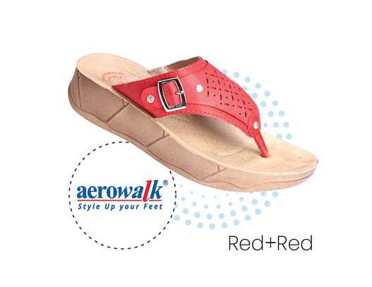 Aerowalk Women Slippers #0440 - BLACK & RED – The Condor Trendz Store-as247.edu.vn