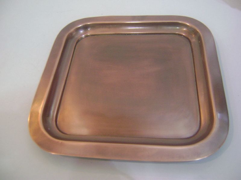 Copper Metal Square Plate, Feature : Fine Finished