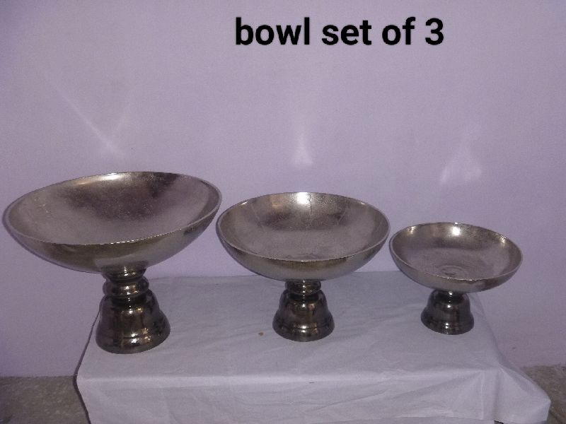 Fruit Bowl Set of 3, Size : 4 Inches, 5 Inches, 6 Inches
