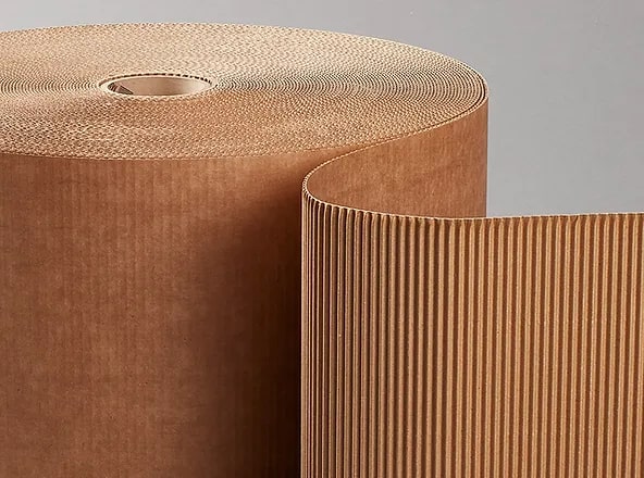 Plain Corrugated Paper Rolls, Size : Standard