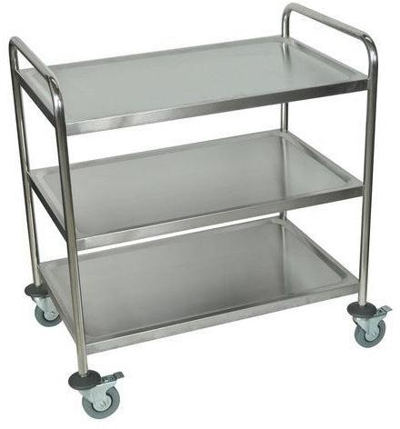 Metal Coated Utility Trolley, Feature : Easy Operate, Good Quality, Moveable, Shiny Look, Water Resistant