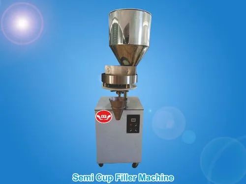 Cup Type Granules Filling Machine, Capacity : 0-500 pouch per hour