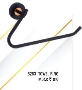 SS 304 & Brass Black Gold Collection Towel Ring