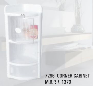 Polished Plain Unbreakable Corner Cabinet, Size : Multisize