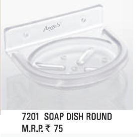 Polished 0-100gm Unbreakable Round Soap Dish, Certification : ISO 9001:2008