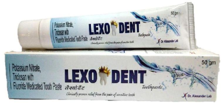 Lexodent Toothpaste, Packaging Type : Tube