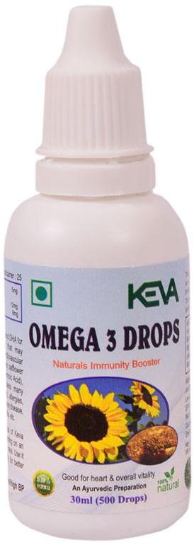 KEVA Omega 3 Drops, Shelf Life : 6 Month
