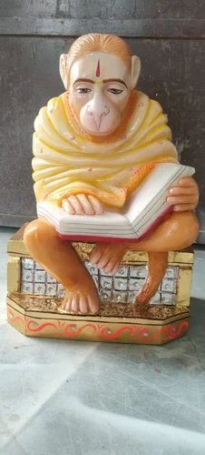 Plain Marble Vanar Hanuman Statue, Packaging Type : Cardboard Box