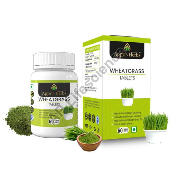 Appris Herbs Wheatgrass Tablets for Supplement Diet Packaging