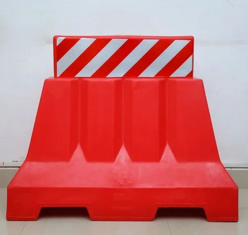 UTS PVC Road Barrier, Color : Red