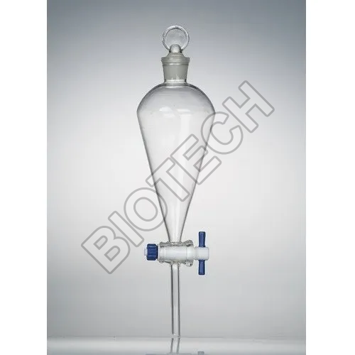 Borosil Separating Funnel, Shape Conical M/S Biotech & Scientific