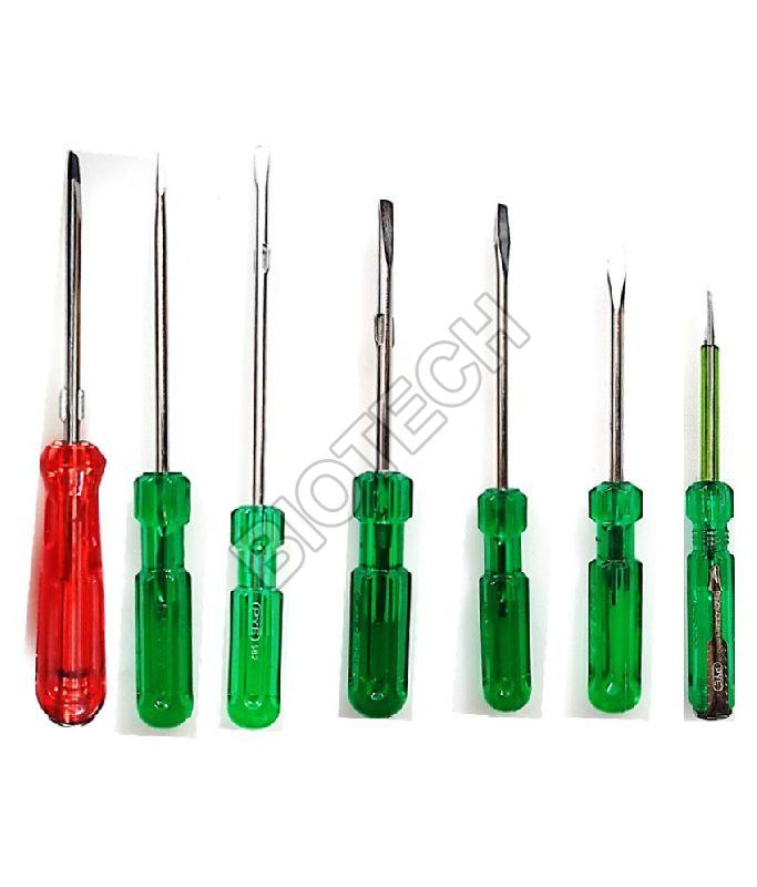 Coated Metal Screwdriver Set, Length 1015cm, Color Metallic M/S