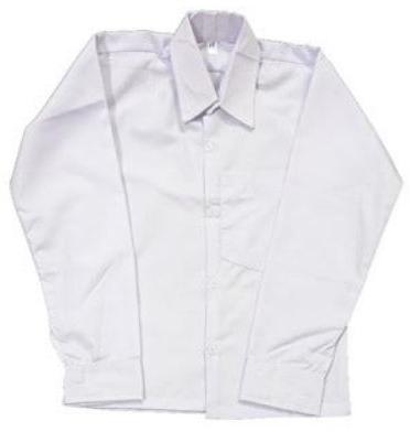 Boys School Uniform Full Sleeve White Shirt