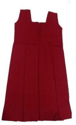 Girls School Uniform Red Tunic