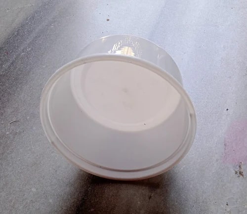 White Disposable Plastic Container, Size : 250ml