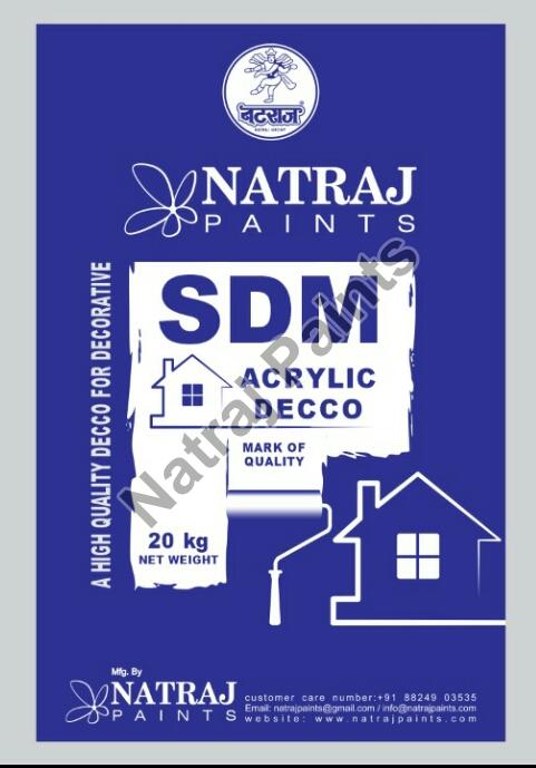 SDM Acrylic Decco Paint, Packaging Size : 20 Kg