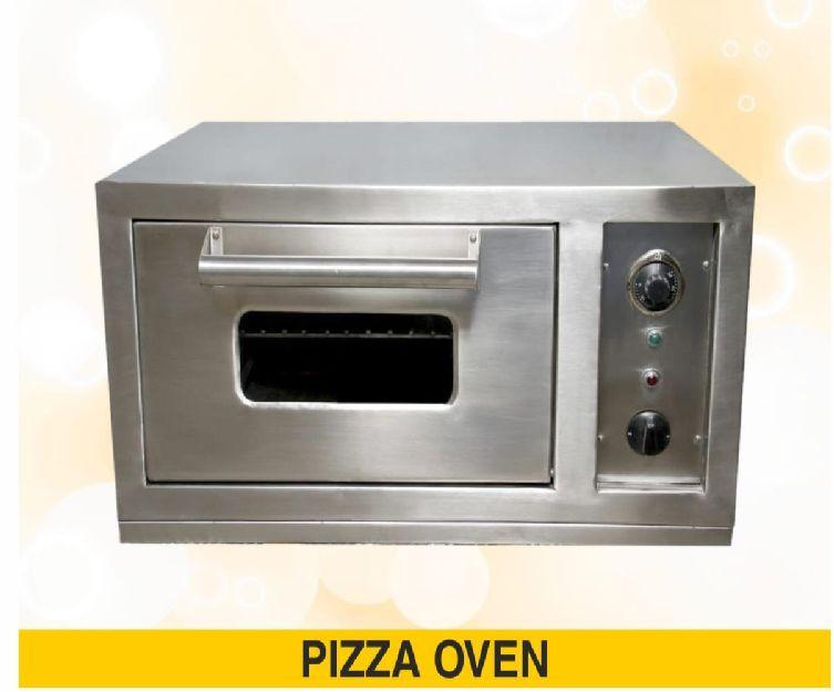 Stainless Steel Electric Semi Automatic Commercial Pizza Oven, for Restaurant, Hotels, Bakery, Voltage : 220V