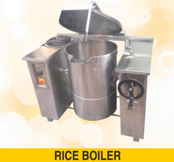 100-1000kg Stainless Steel Electric Rice Boiler, Capacity : 2-4Tph