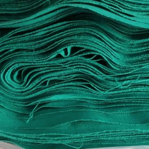 Plain 58 Inch Cotton Fabric, Color : Green