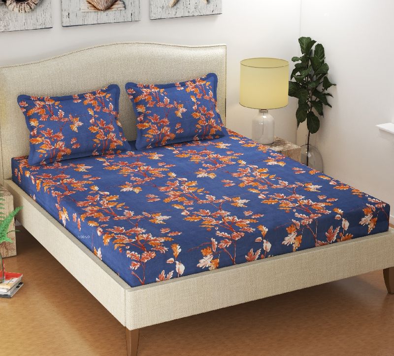 Elastic 72x78x6 Bedsheet For Double Bed