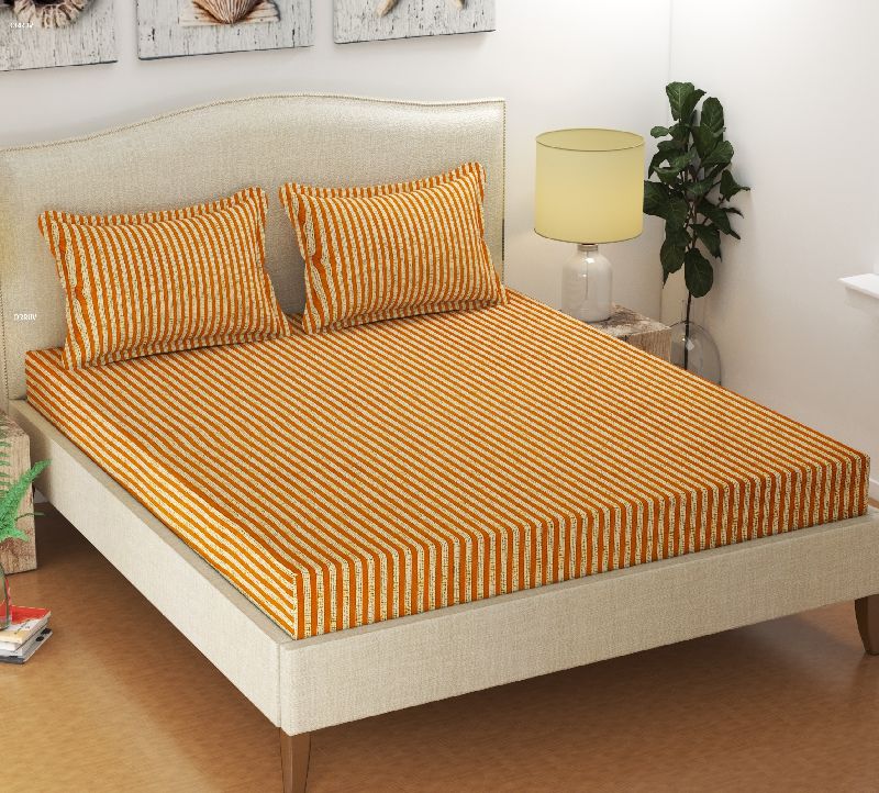 elastic 72x78 double bed bedsheet