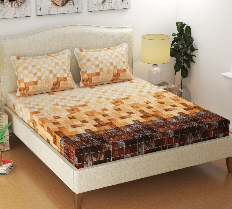 double bed set flat bedsheet