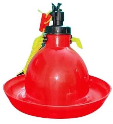 Polished HDPE Classic Broiler Drinker, Shape : Round