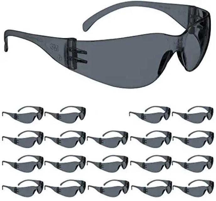 VIRTUAL GREY ANTI FOG SPECTACLES, Color : Gray