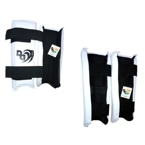 White And Black Taekwondo Shin Guard, INR 350 / Piece by DG Sport India ID 6730948
