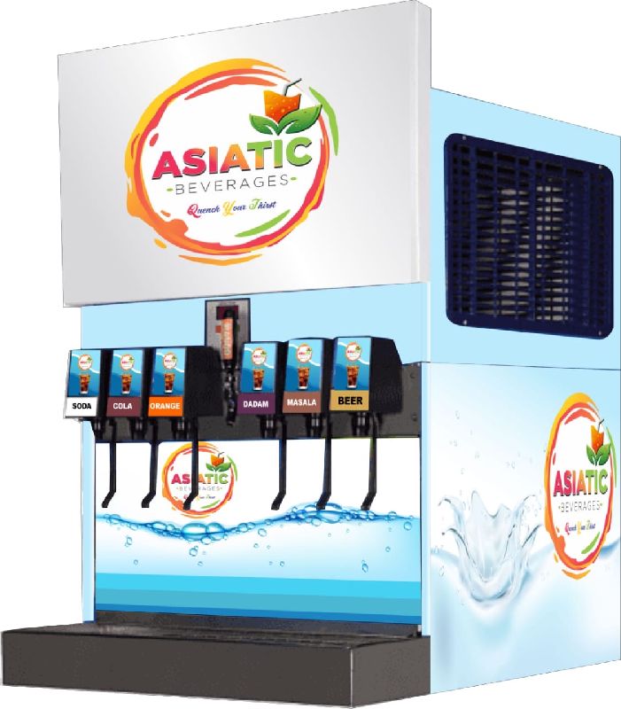 Asiatic beverages 100-1000kg soda fountain dispenser machine, Certification : ISO 9001:2015