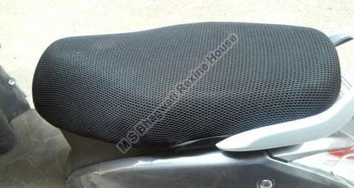 Leather Net Scooty Seat Covers, for Honda Activa, Pattern : Plain