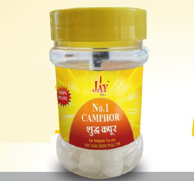 100gm No. 1 Camphor Tablets, for Worship, Packaging Type : Plastic Jar