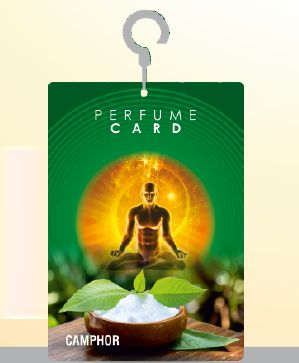 Camphor Perfume Card, Feature : Good Fragrance, Good Quality