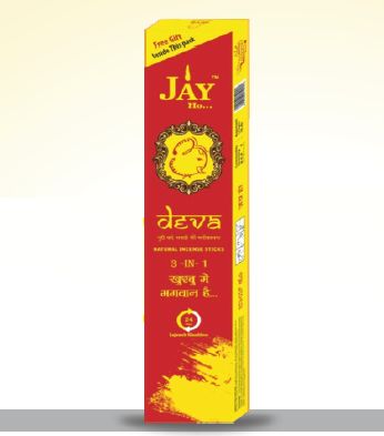 Deva Premium Box Natural Incense Sticks, for Church, Home, Office, Temples